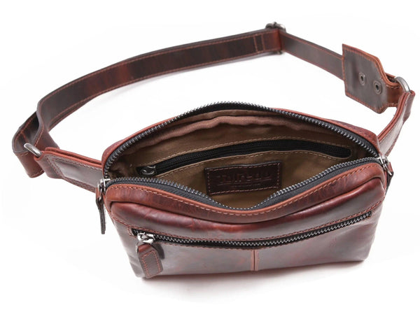 Manhattan - Leather Crossbody Fanny Bag - Gifts for You 'n Me