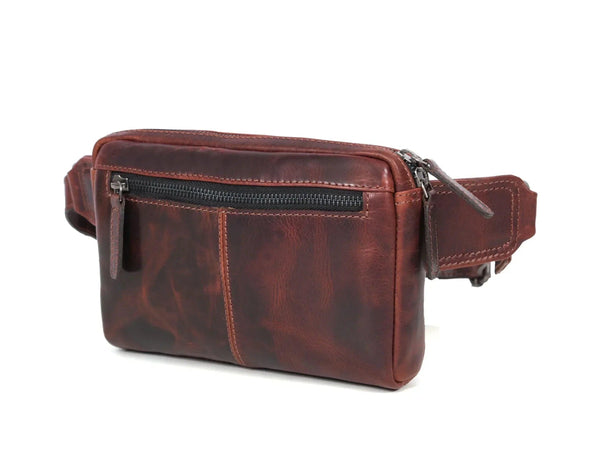 Manhattan - Leather Crossbody Fanny Bag - Gifts for You 'n Me
