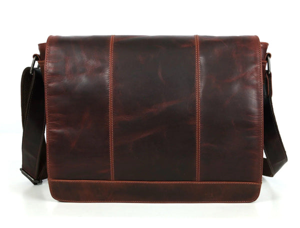 Manhattan - Leather Messenger bag - Gifts for You 'n Me