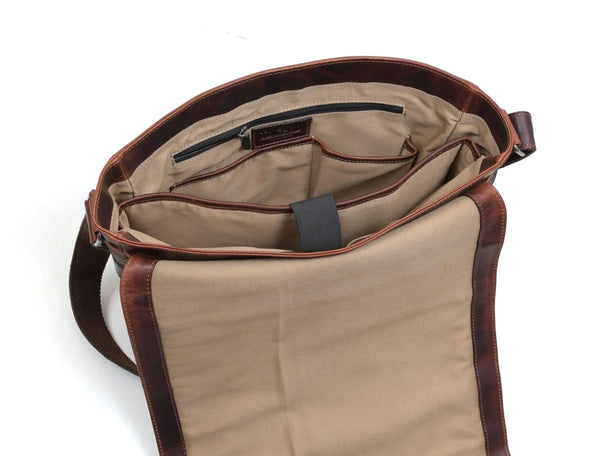 Manhattan - Leather Messenger bag - Gifts for You 'n Me