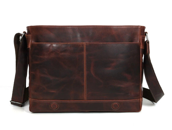 Manhattan - Leather Messenger bag - Gifts for You 'n Me