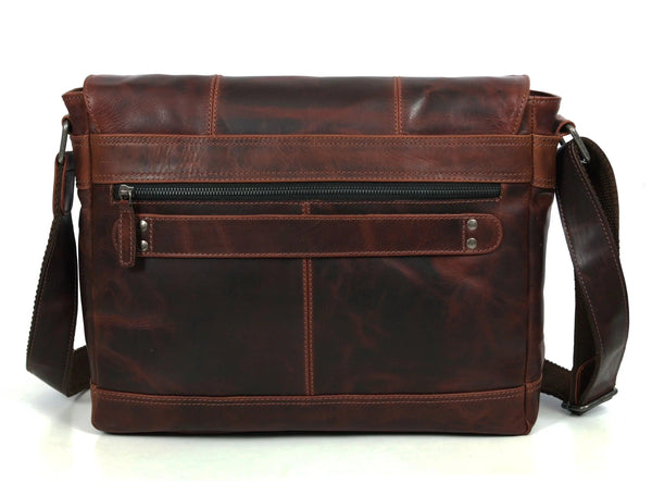 Manhattan - Leather Messenger bag - Gifts for You 'n Me