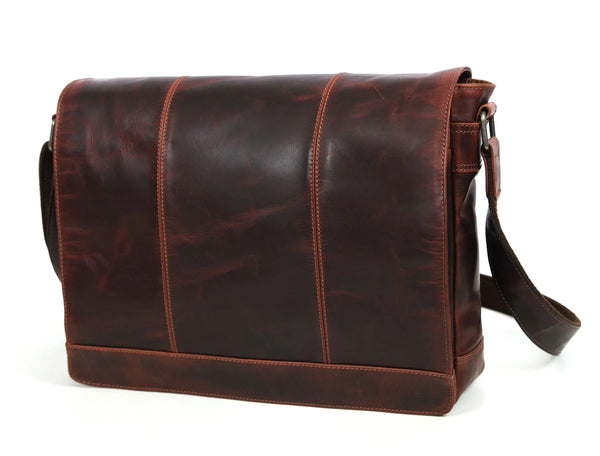 Manhattan - Leather Messenger bag - Gifts for You 'n Me
