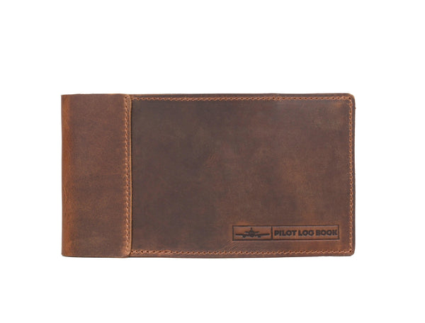 Premium Leather Pilot Log - Perfect Gift for Pilots - Pilot Journal - Gifts for You 'n Me