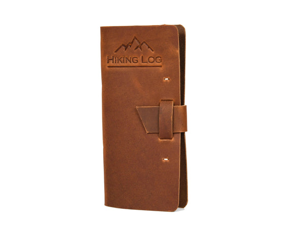 Genuine Leather Hiking Logbook - Gifts for You 'n Me