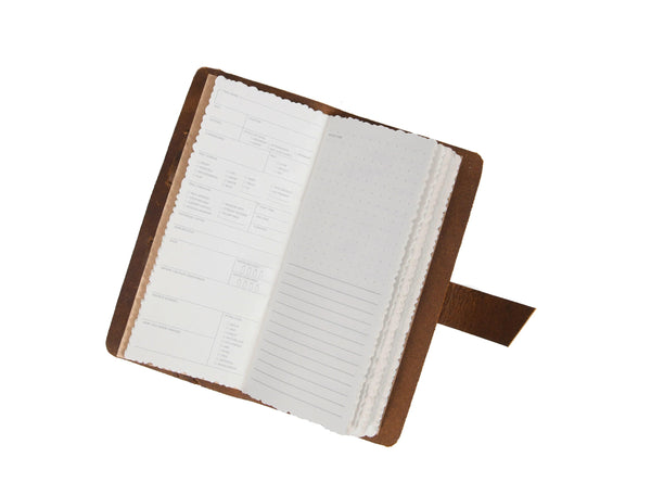 Genuine Leather Hiking Logbook - Gifts for You 'n Me