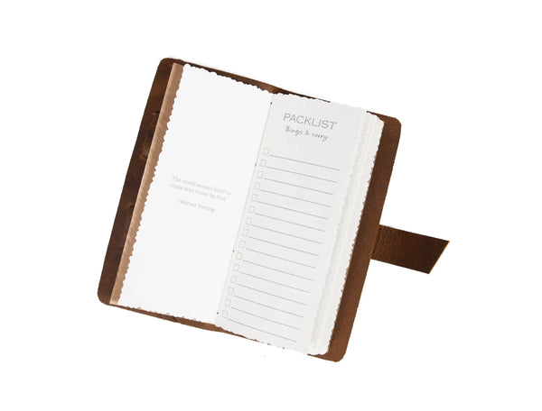 Genuine Leather Hiking Logbook - Gifts for You 'n Me