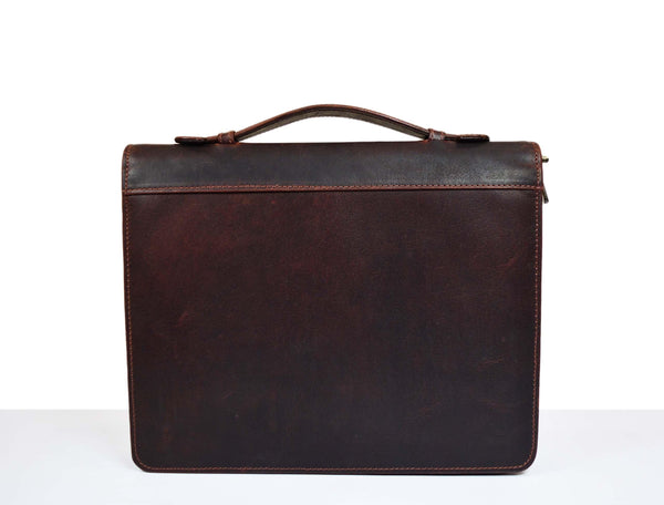 Leather Travel Organizer - Walnut Brown - Gifts for You 'n Me