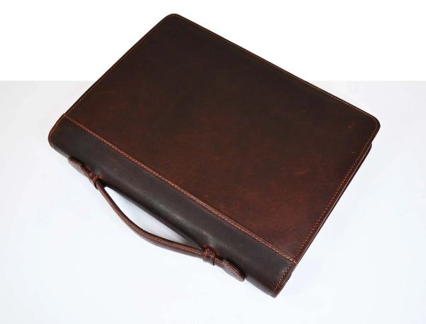 Leather Travel Organizer - Walnut Brown - Gifts for You 'n Me