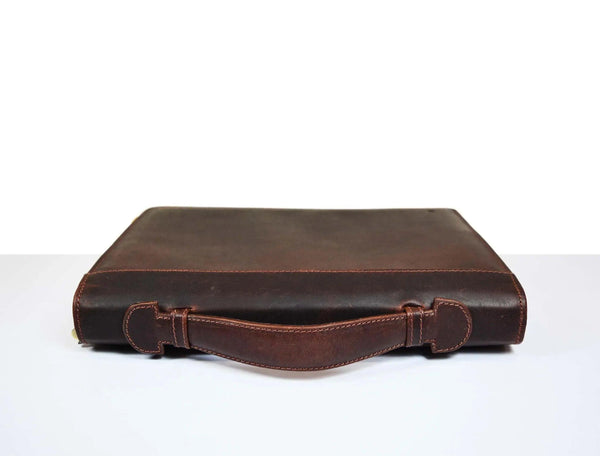 Leather Travel Organizer - Walnut Brown - Gifts for You 'n Me