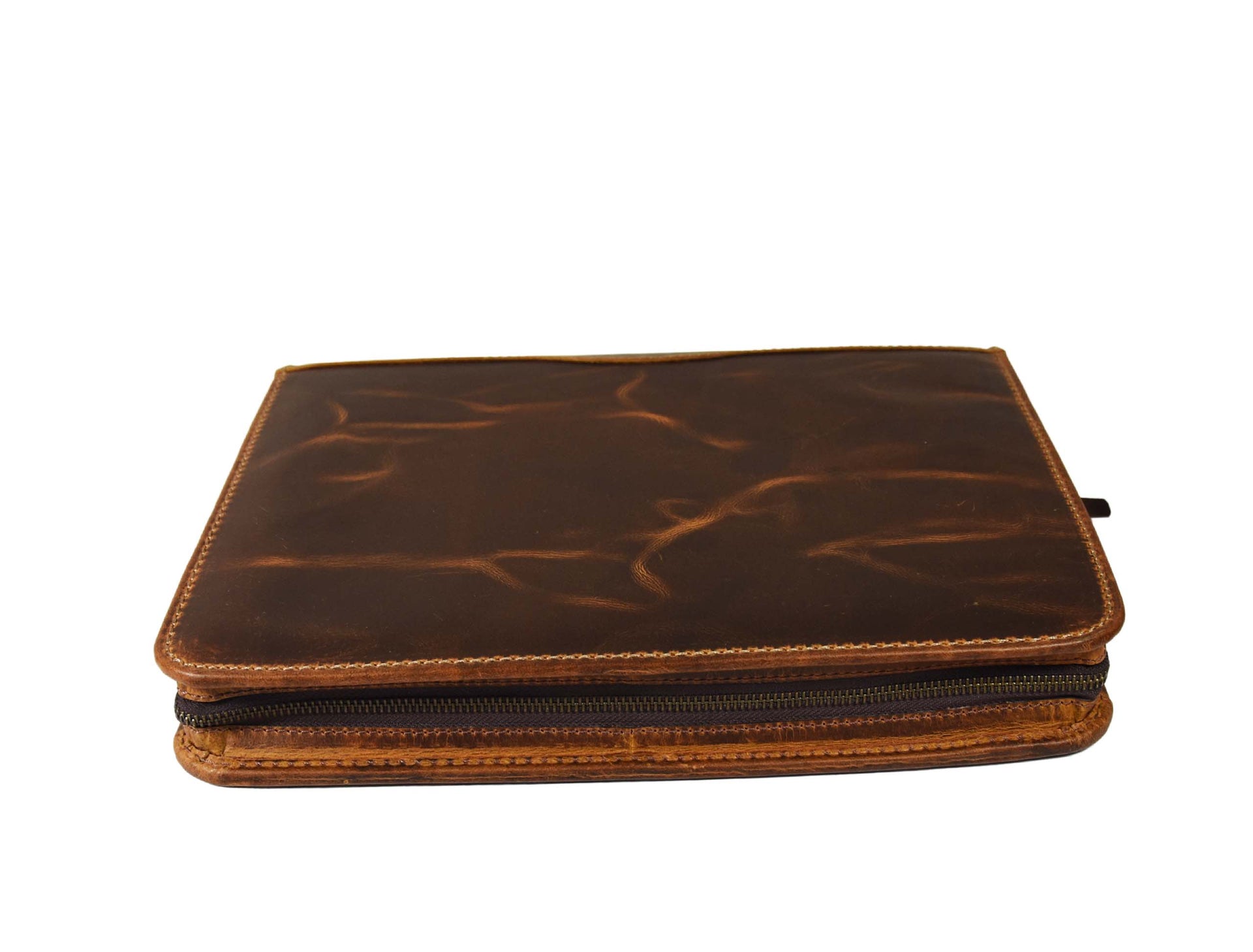 Perth Leather Travel Organizer -  Caramel Brown