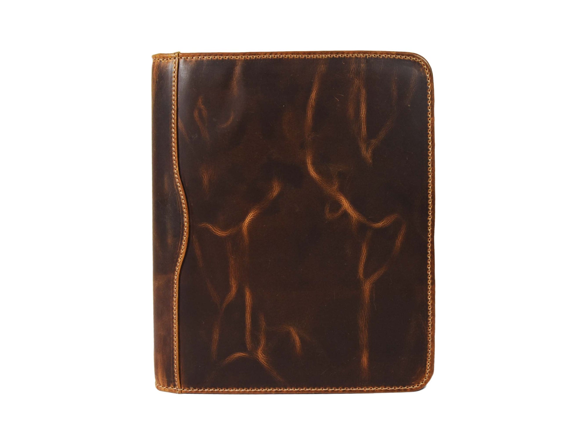 Perth Leather Travel Organizer -  Caramel Brown