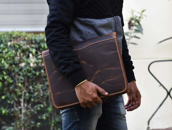 Perth Leather Travel Organizer - Caramel Brown - Gifts for You 'n Me