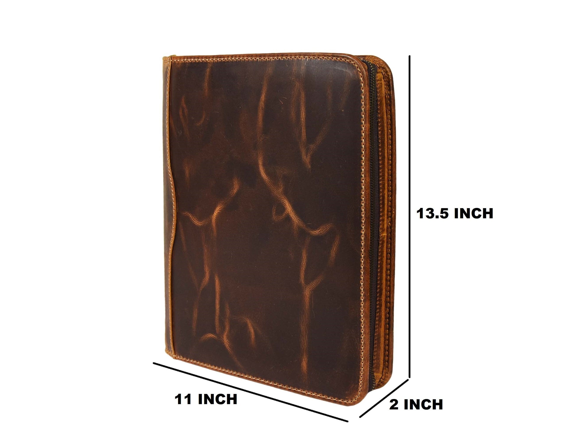 Perth Leather Travel Organizer -  Caramel Brown