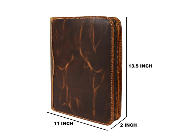 Perth Leather Travel Organizer - Caramel Brown - Gifts for You 'n Me