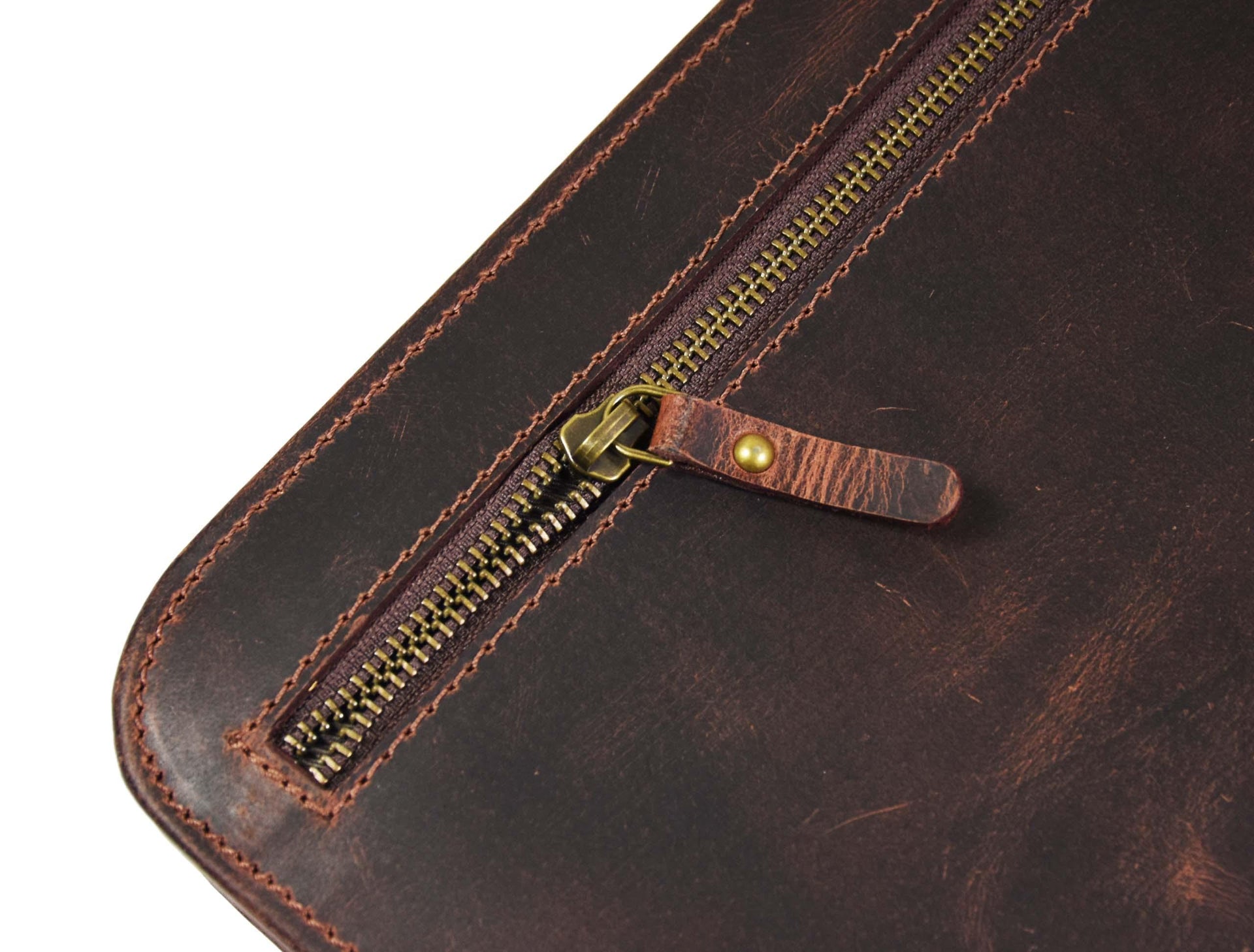 Caraquet Leather Travel Organizer - Walnut Brown - Gifts for You 'n Me