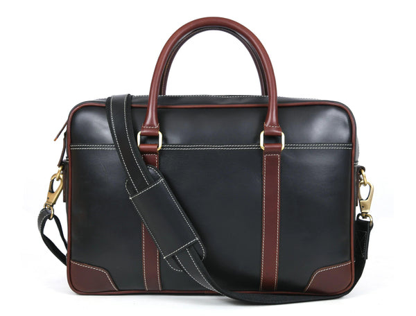 Reeds Leather Office Bag - Raven Black - Gifts for You 'n Me