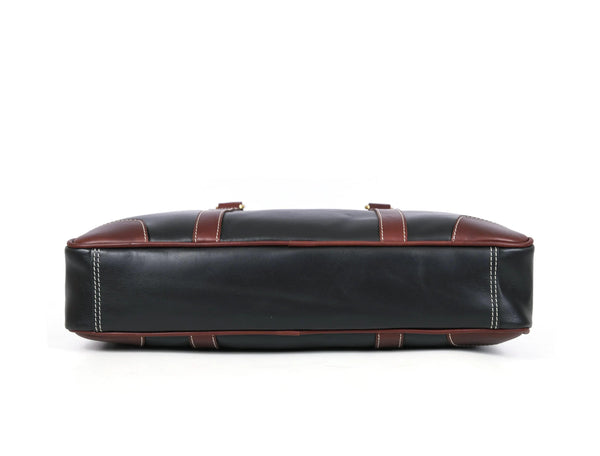 Reeds Leather Office Bag - Raven Black - Gifts for You 'n Me