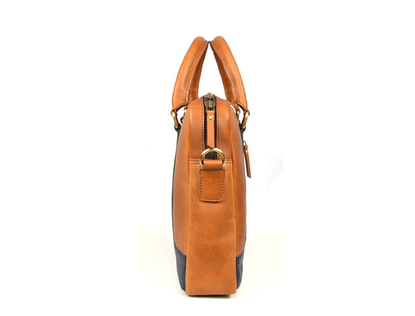Tolredo Leather Leather Office Bag - Caramel Brown - Gifts for You 'n Me