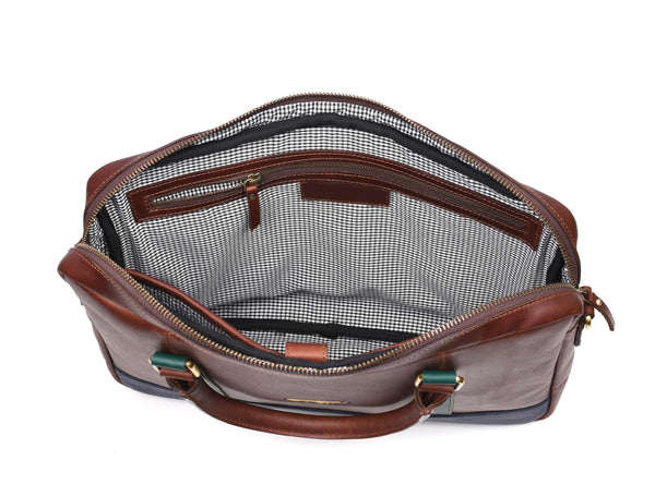Tolredo Leather Leather Office Bag - Caramel Brown - Gifts for You 'n Me