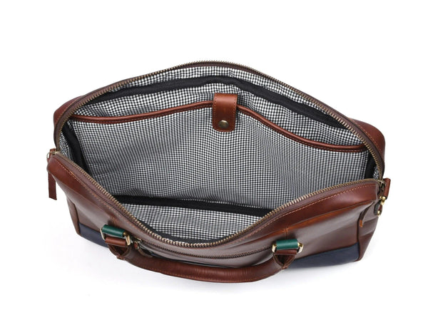 Tolredo Leather Leather Office Bag - Caramel Brown - Gifts for You 'n Me