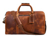 Walton Leather Travel Bag -  Caramel Brown
