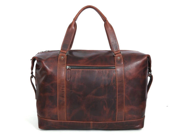 Manhattan - Leather Duffle Bag - Gifts for You 'n Me
