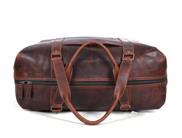 Manhattan - Leather Duffle Bag - Gifts for You 'n Me
