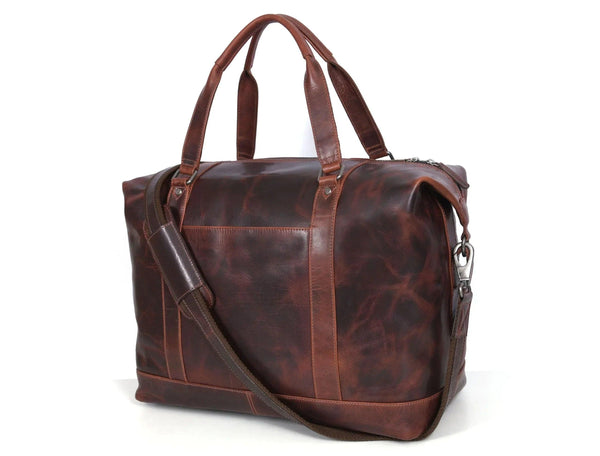 Manhattan - Leather Duffle Bag - Gifts for You 'n Me
