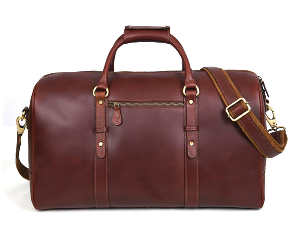 Leather Travel Duffle Bag - Gifts for You 'n Me