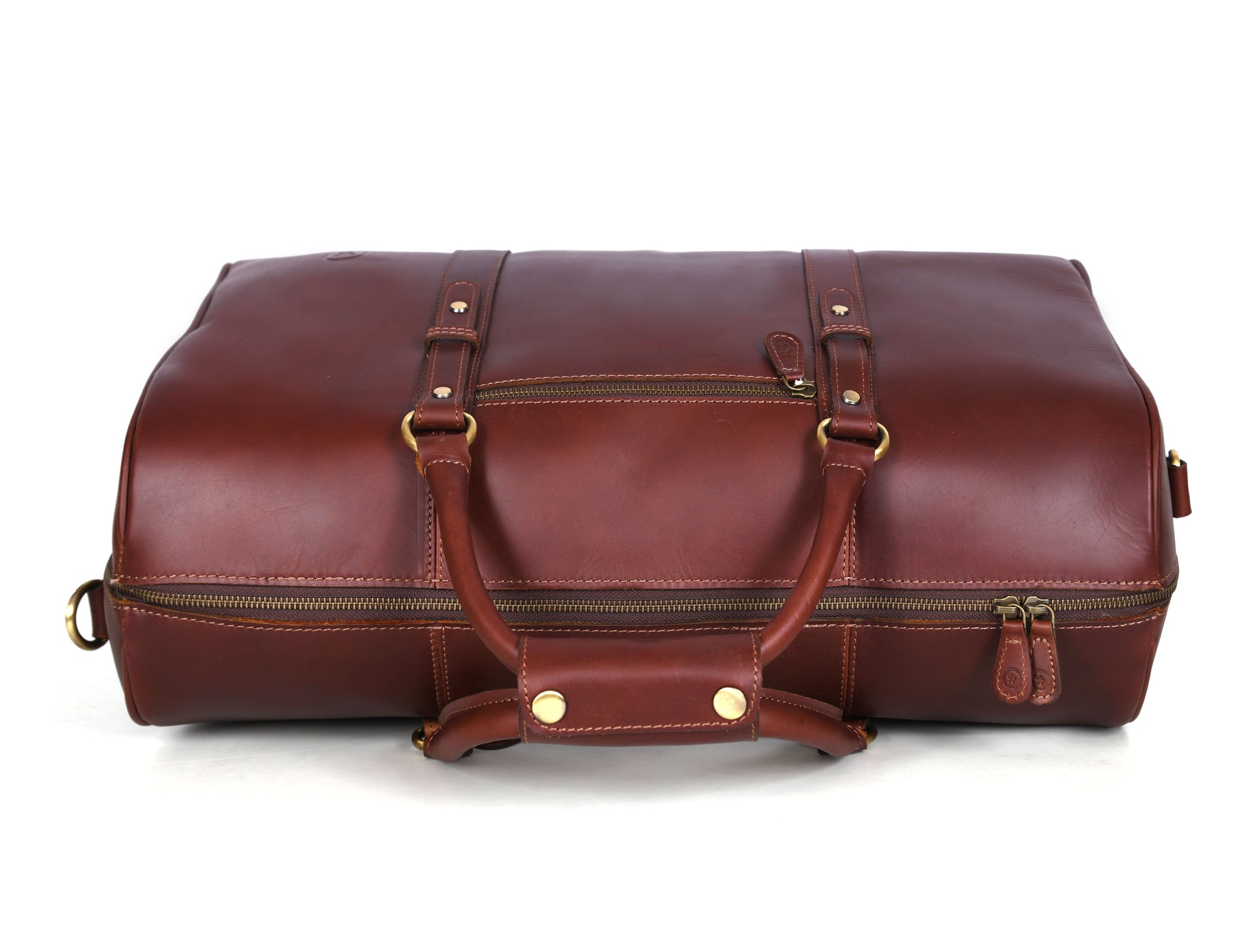 Leather Travel Duffle Bag