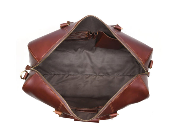 Leather Travel Duffle Bag - Gifts for You 'n Me