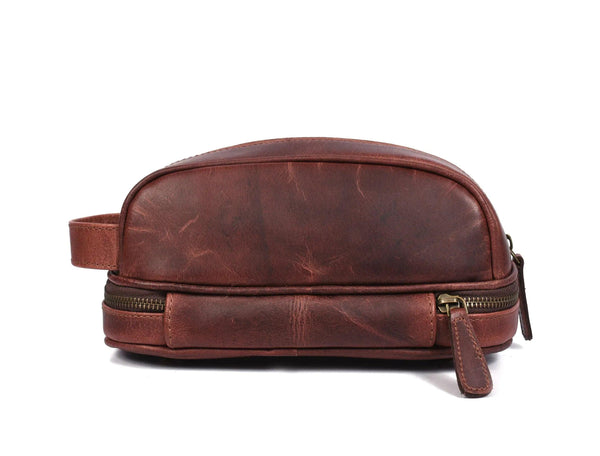Akron Leather Toiletry Bag - Gifts for You 'n Me