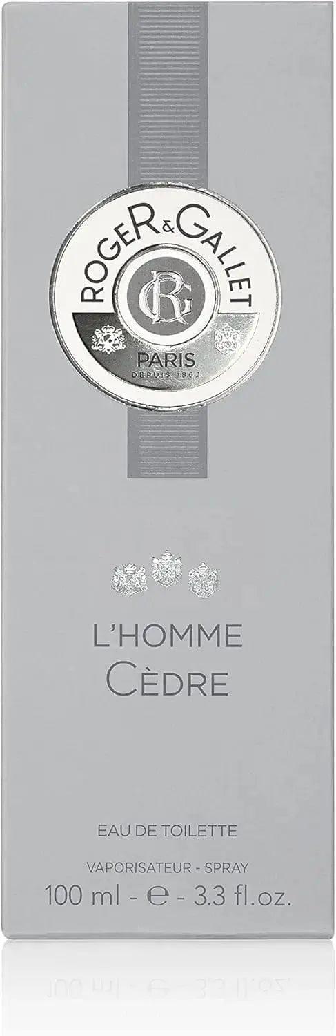 LHomme Cedre Roger Gallet Men 3.3oz Spray