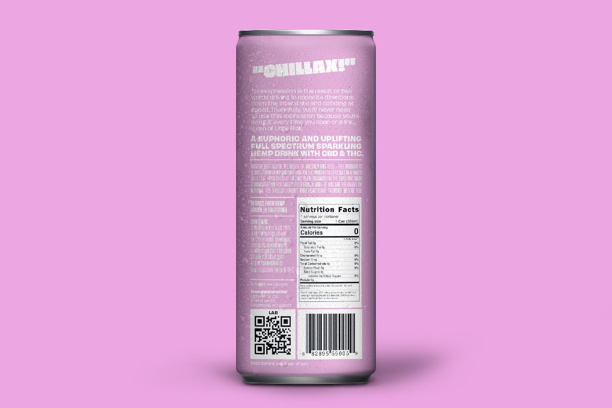 Raspberry Coconut - 5mg THC Drink