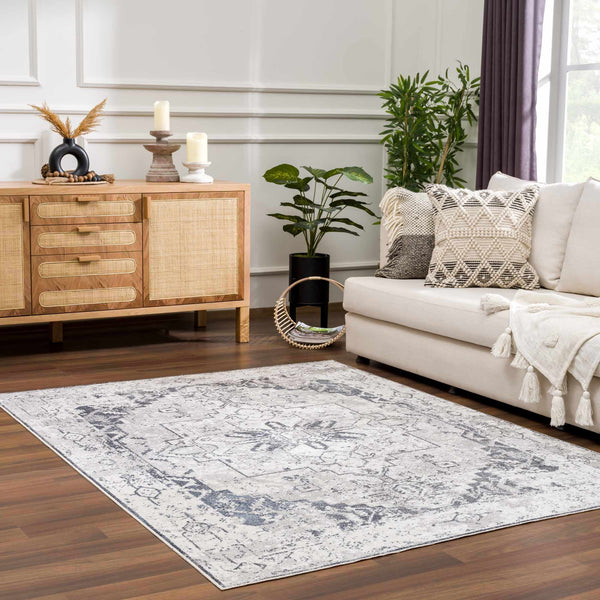 Hera Ivory Boutique Washable Rug
