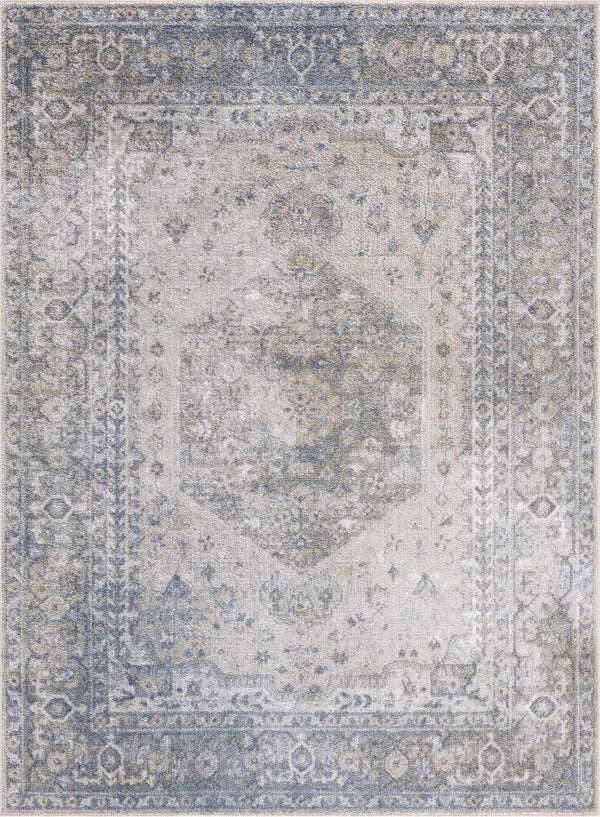 Gael Blue Boutique Washable Rug
