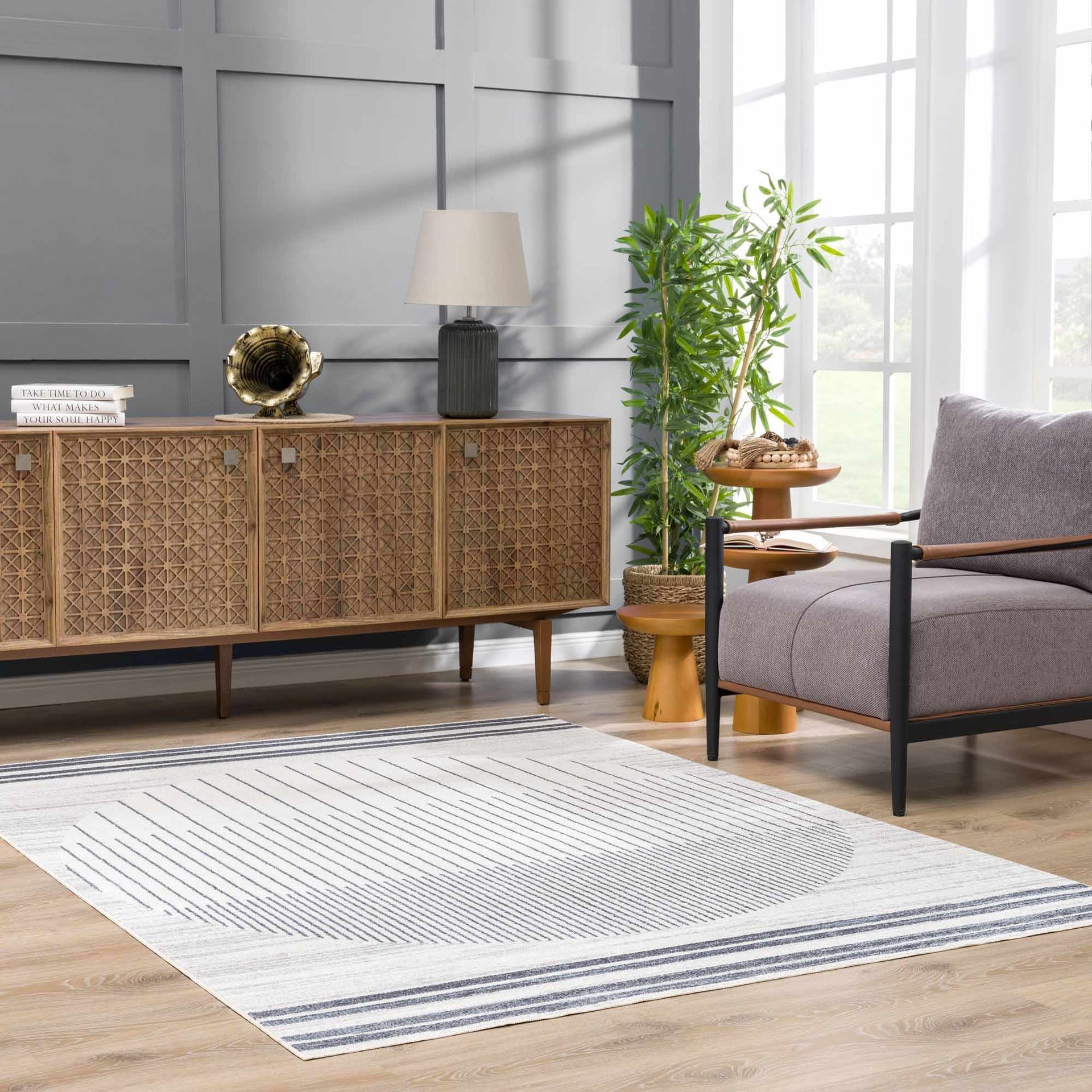 Thad Modern Washable Rug