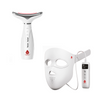 Glow & Lift Set: 3D LED Therapy Mask & 7-in-1 Face & Neck Beauty Device