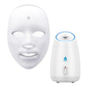 7-Color LED Face Mask & Facial Steamer Skincare Bundle