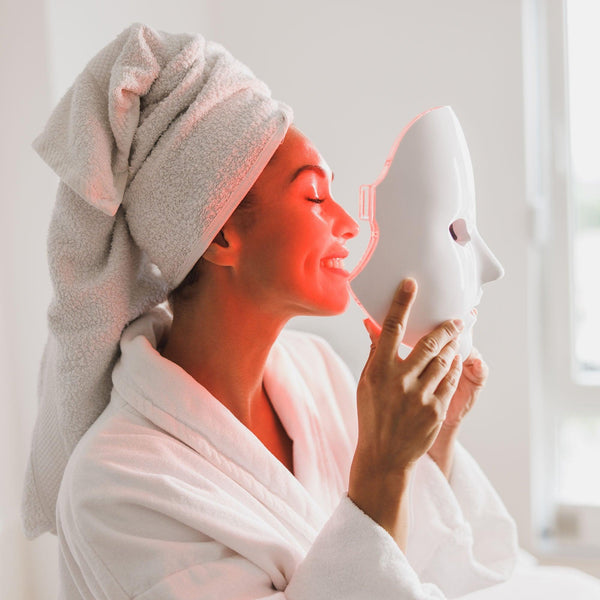 Ultimate Self-Care Wellness Bundle – 7-Color LED Therapy Face Mask, Ultrasonic Diffuser & 6 Essential Oils