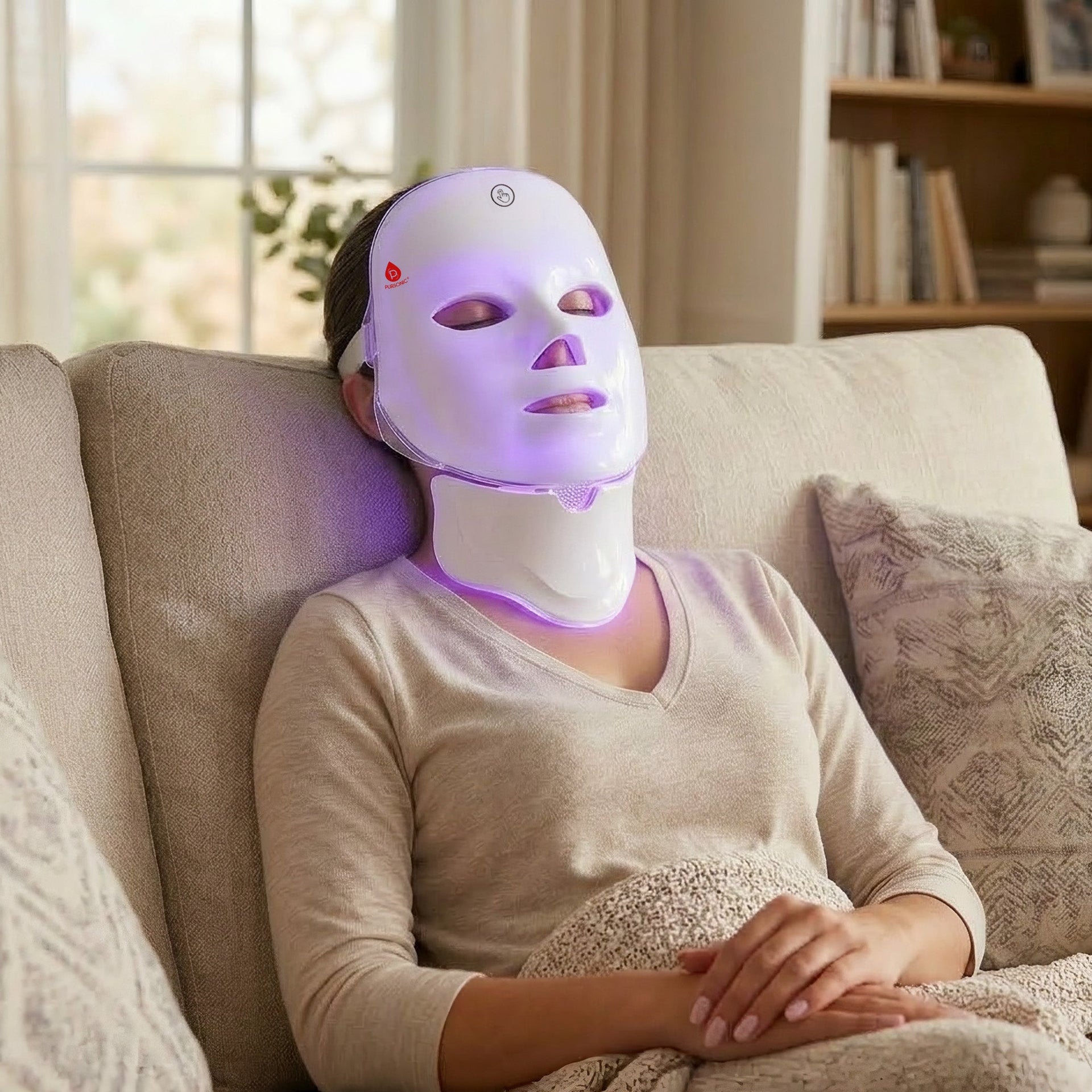 7-in-1 LED Mask, Anti-Aging Serums & 7-Day Hyaluronic Acid