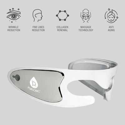Pursonic LED Light Therapy Advanced Restoration Eye Mask – Anti-Aging, Collagen-Boosting, At-Home Treatment