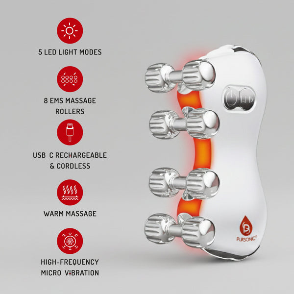5-in-1 LED Roller Massager & 7-in-1 LED Face Mask