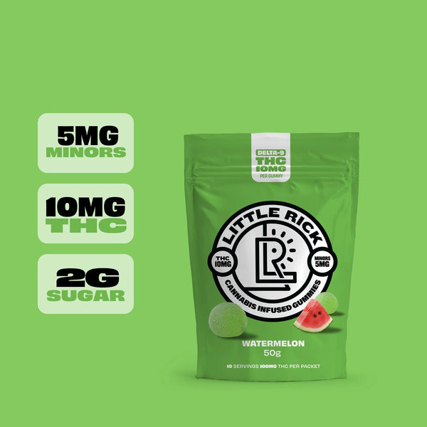 Watermelon - Rapid Onset 10mg Delta-9 THC Gummies