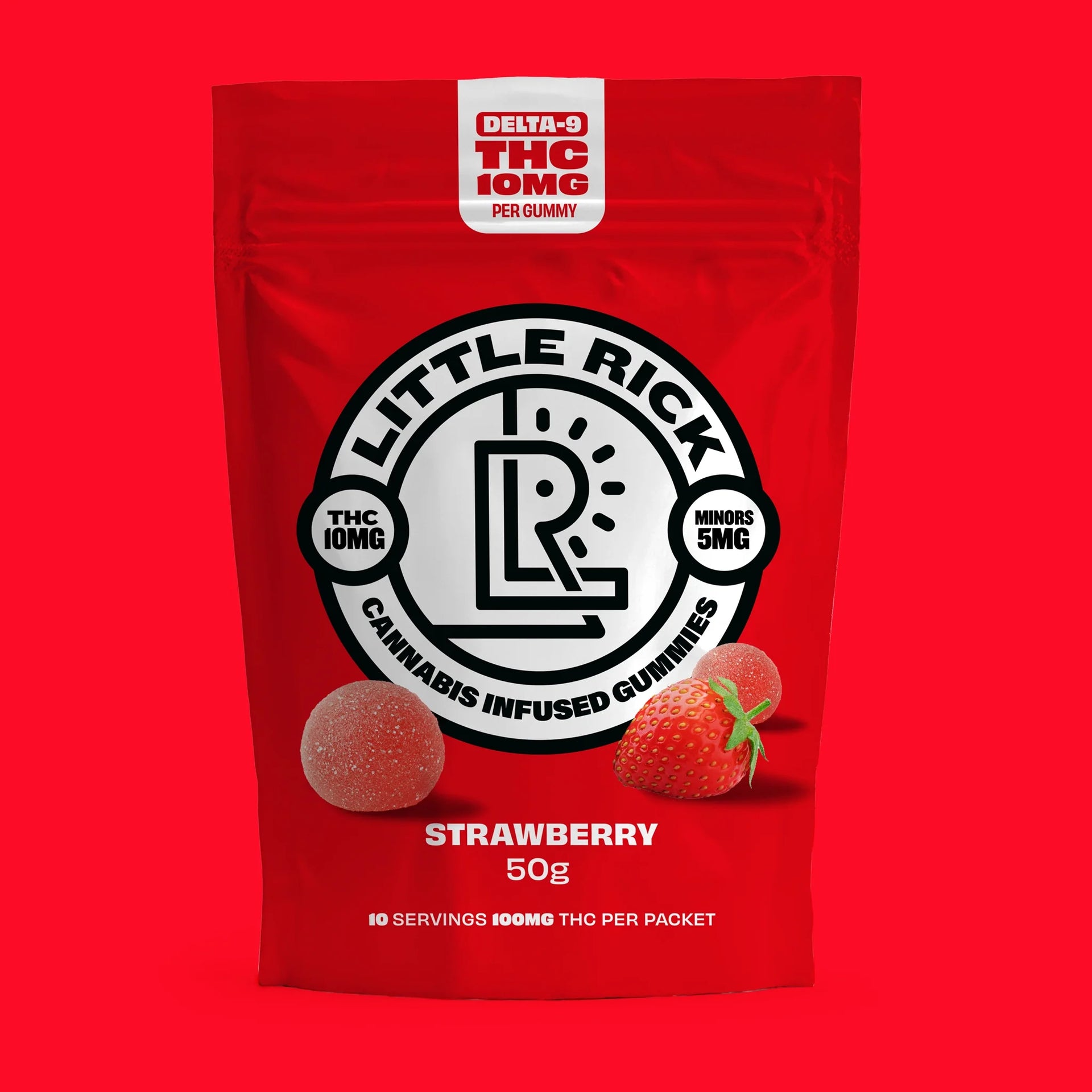 Strawberry - Rapid Onset 10mg Delta-9 THC Gummies