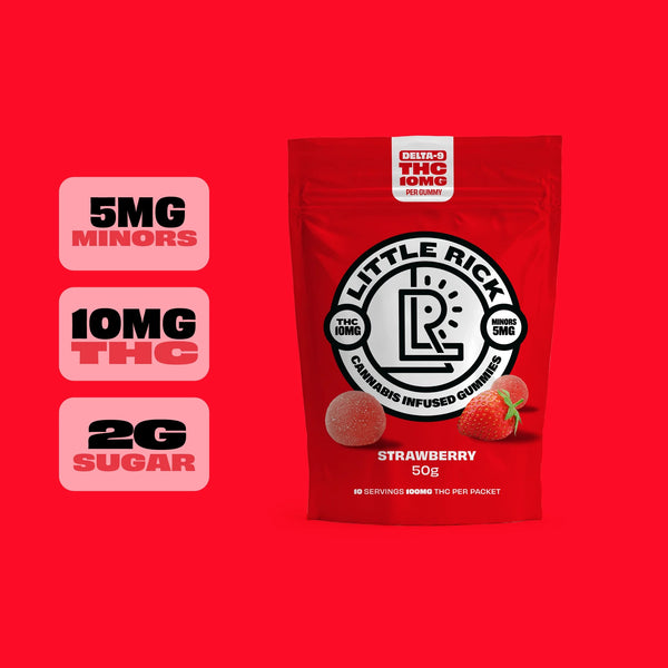 Strawberry - Rapid Onset 10mg Delta-9 THC Gummies