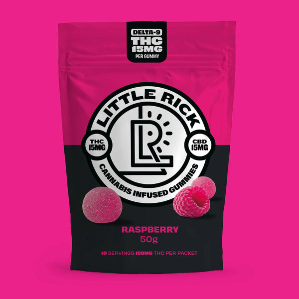 Raspberry - Rapid Onset 15mg Delta-9 THC Gummies