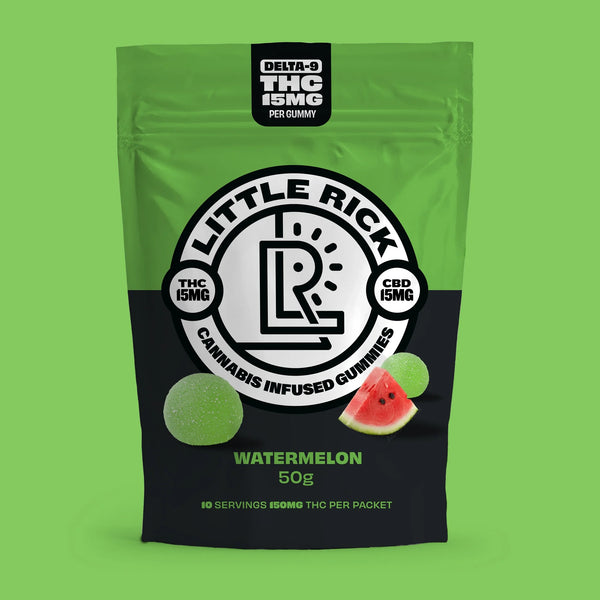 Watermelon - Rapid Onset 15mg Delta-9 THC Gummies