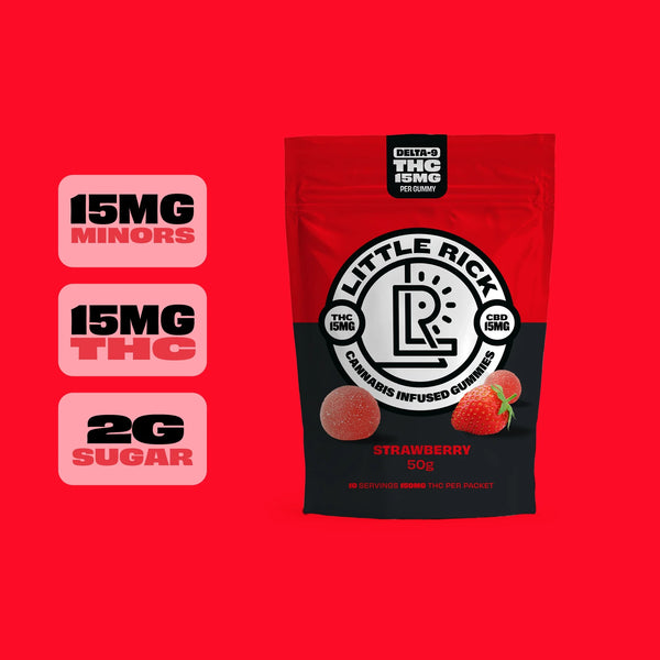 Strawberry - Rapid Onset 15mg Delta-9 THC Gummies